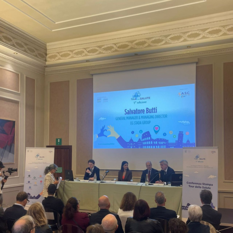 EG STADA is a major sponsor of the 2025 Tour della Salute, promoting free health screenings and consultations across Italy.