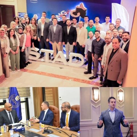 Mohamed Safey Hafez and the newly established STADA Egypt team during kickoff week and visit to the Egyptian Drug Authority.