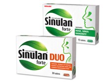Sinulan® forte tabs & forte DUO tabs (tablets, packs of 30, 60)
